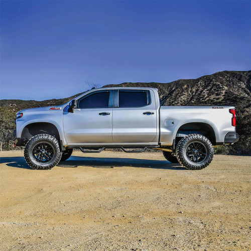 Westin 20-14135 - 19-22 Chevrolet Silverado / GMC Sierra Crew Cab Outlaw Nerf Step Bars