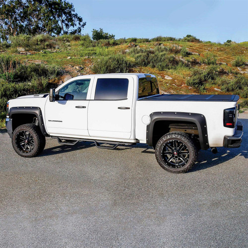 Westin 20-13725 - 14-18 Chevrolet Silverado / GMC Sierra Crew Cab Outlaw Nerf Step Bars (Excl. Diesel)