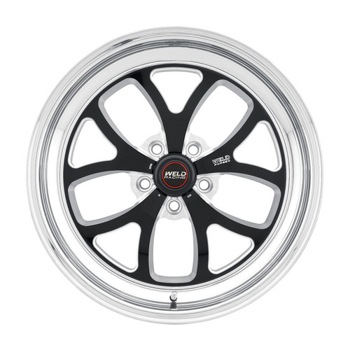 Weld 76HB7105B72A - S76 17x10.5 / 5x4.75 BP / 7.2in. BS Black Wheel (High Pad) - Non-Beadlock