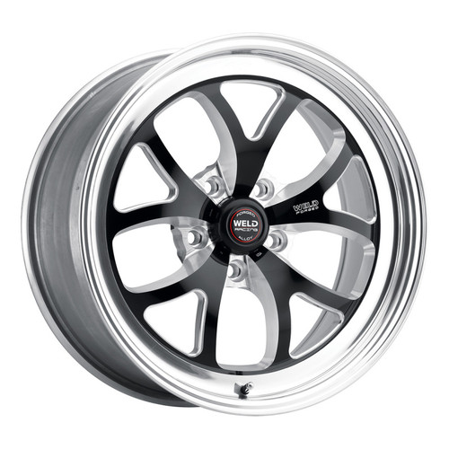 Weld 76LB-509B45A - S76 15x9.33 / 5x4.75 BP / 4.5in. BS Black Wheel (Low Pad) - Non-Beadlock