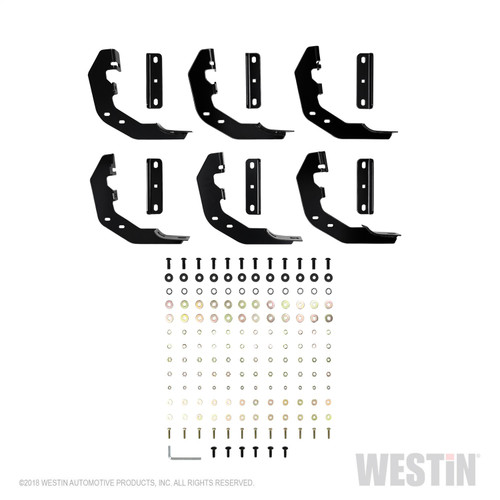 Westin 21-64080 - PRO TRAXX 6 Oval Nerf Step Bars