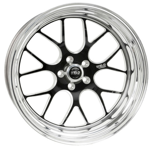 Weld 77MB0120N44A - S77 20x12 / 5x120mm BP / 4.4in. BS Black Wheel (Medium Pad) - Non-Beadlock