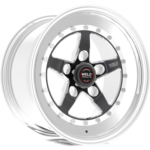 Weld 791B-510208 - star 15x10 / 5x4.5 BP / 4.5in. BS Black Wheel - Non-Beadlock