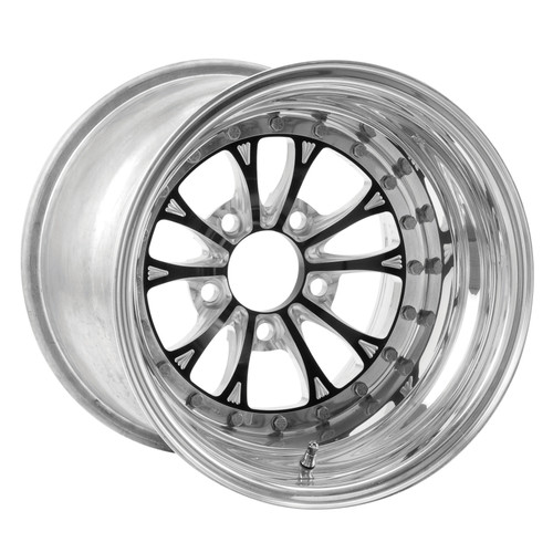 Weld 794B-54272 - Vitesse 15x4 / 5x4.75 BP / 1.5in. BS Black Wheel - Non-Beadlock