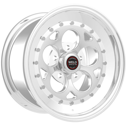 Weld 792P-515278 - Magnum III 15x15 / 5x4.75 BP / 4.5in. BS Polished Wheel - Non-Beadlock