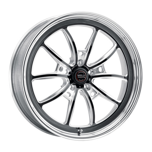 Weld 80HB7110W62A - S80 17x11 / 5x115 BP / 6.2in BS Black Wheel (High Pad) - Non-Beadlock