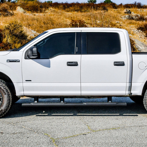 Westin 28-521095 - Ram 15-21 Ford F-150 / 17-21 Ford F-250 & F350 Crew Cab R5 XD Nerf Step Bars - Black