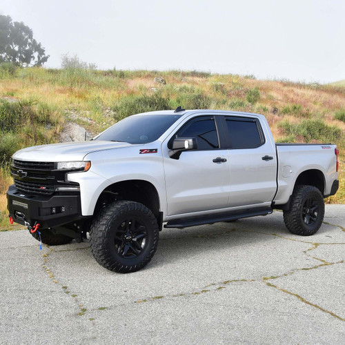 Westin 28-31275 - 19-23 Chevrolet/GMC Silverado/Sierra 1500 Crew Cab Outlaw Nerf Step Bars