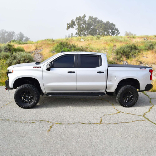Westin 28-31275 - 19-23 Chevrolet/GMC Silverado/Sierra 1500 Crew Cab Outlaw Nerf Step Bars