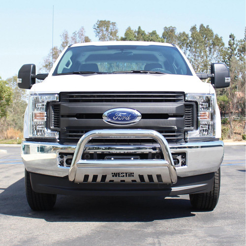 Westin 31-5370 - 2011-2016 Ford F-250/350/450/550 Super Duty E-Series Bull Bar - SS Westin 31-5370 - 2011-2016 Ford F-250/350/450/550 Super Duty E-Series Bull Bar - SS