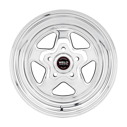 Weld 96-514210 - ProStar 15x14 / 5x4.5 BP / 5.5in. BS Polished Wheel - Non-Beadlock