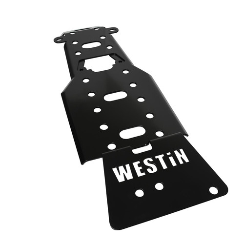Westin 42-21125 - /Snyper 07-11 Jeep Wrangler Transmission Pan Skid Plate - Textured Black