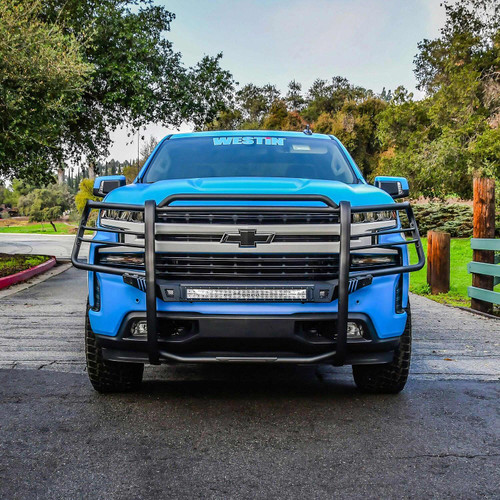 Westin 40-33955 - 19-21 Chevy 1500 Sportsman X Grille Guard - Textured Black (Excl. 2019 Silverado LD)