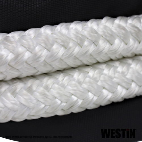 Westin 47-3608 - BFR Recovery Rope; 1 in. x 30 ft Single Braided Rope; Rated At 25000 Lbs.;