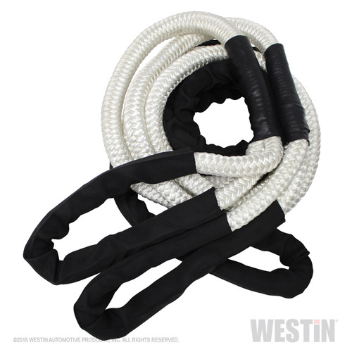 Westin 47-3608 - BFR Recovery Rope; 1 in. x 30 ft Single Braided Rope; Rated At 25000 Lbs.;