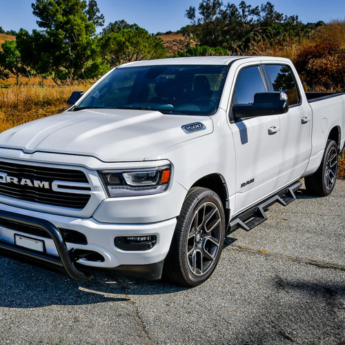 Westin 56-14085 - /HDX 2019 Ram 1500 Crew Cab Drop Nerf Step Bars - Textured Black