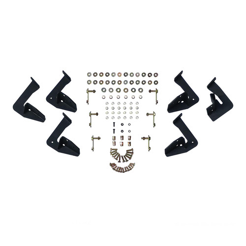 Westin 56-138352 - 10-17 Toyota 4Runner Trail Edition (Excl. Ltd) HDX Stainless Drop Nerf Step Bars - Tex. Blk