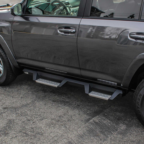 Westin 56-138352 - 10-17 Toyota 4Runner Trail Edition (Excl. Ltd) HDX Stainless Drop Nerf Step Bars - Tex. Blk