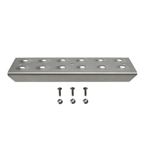 Westin 56-100011 - 11in Step Plate w/screws (Set of 2)- Stainless Steel