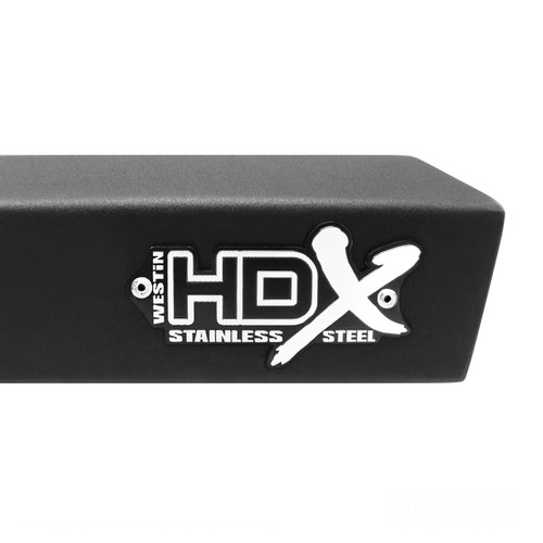 Westin 56-132952 - 07-18 Jeep Wrangler JKU 4dr. HDX Stainless Drop Nerf Step Bars - Tex. Blk