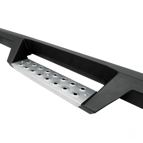 Westin 56-132952 - 07-18 Jeep Wrangler JKU 4dr. HDX Stainless Drop Nerf Step Bars - Tex. Blk