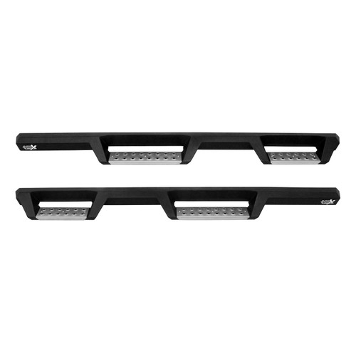 Westin 56-132952 - 07-18 Jeep Wrangler JKU 4dr. HDX Stainless Drop Nerf Step Bars - Tex. Blk