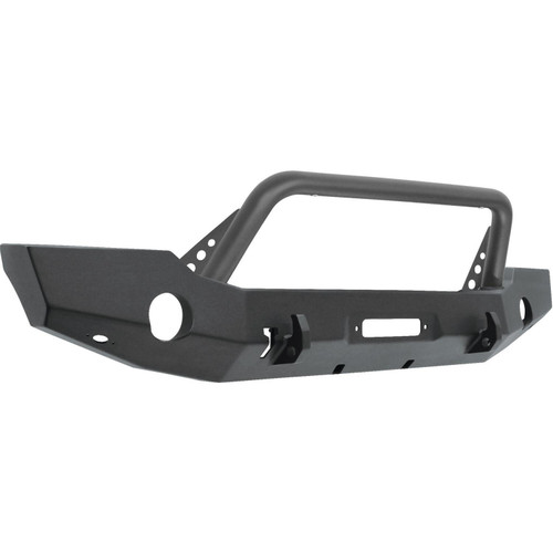 Westin 59-80115 - 18-19 Jeep Wrangler JL WJ2 Full Width Front Bumper w/Bull Bar Textured Black