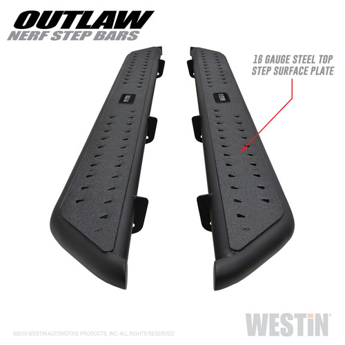 Westin 58-53155 - Outlaw Nerf Step Bars