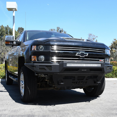 Westin 58-41165 - 15-19 Chevrolet Silverado 2500/3500 Pro-Mod Front Bumper - Textured Black