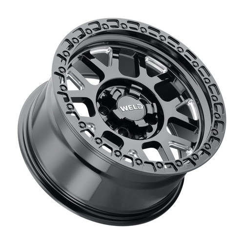 Weld W10570026450 - Off-Road W105 17X10 Cinch 5X114.3 5X127 ET-25 BS4.50 Satin Black MIL / Gloss Black 78.1
