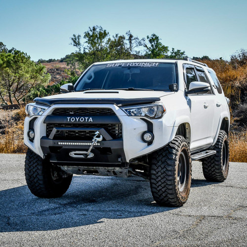 Westin 58-411155AB - 14-20 Toyota 4Runner Pro-Series Bumper Angular Bull Bar - Textured Black