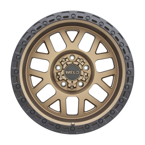 Weld W11579098500 - Off-Road W115 17X9 Cinch 6X135 6X139.7 ET00 BS5.00 Satin Bronze / Satin Black 106.1
