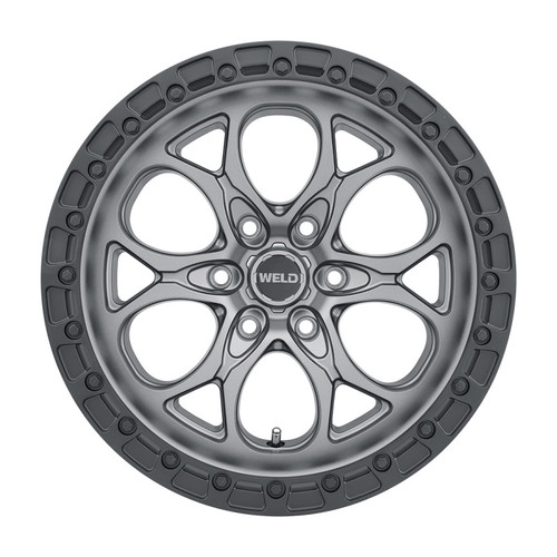 Weld W10709089575 - Off-Road W107 20X9 Ledge 6X135 ET20 BS5.75 Satin Gun / Black Ring 87.1