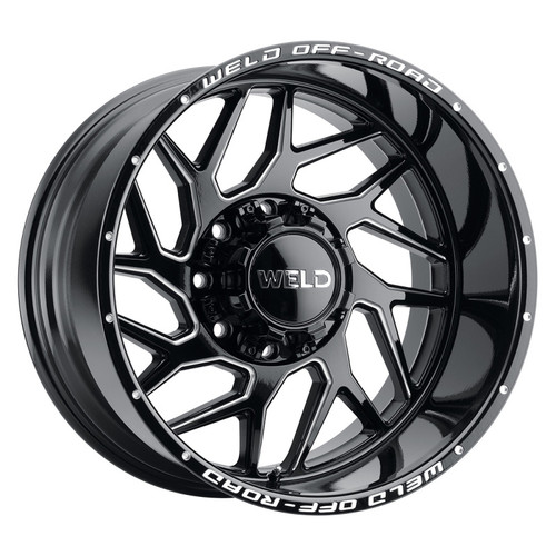 Weld W11700017475 - Off-Road W117 20X10 Fulcrum 8X170 ET-18 BS4.75 Gloss Black MIL 125.1