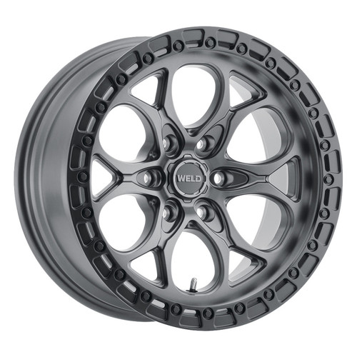 Weld W10700089600 - Off-Road W107 20X10 Ledge 6X135 ET13 BS6.00 Satin Gun / Black Ring 87.1