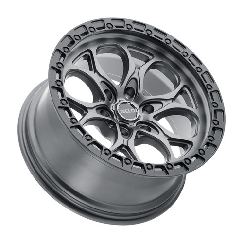 Weld W10700089600 - Off-Road W107 20X10 Ledge 6X135 ET13 BS6.00 Satin Gun / Black Ring 87.1