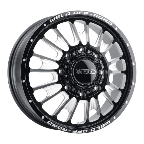 Weld W12108293N49 - Off-Road W121 20X8.25 Scorch Outer 8X210 ET-246 BS-4.92 Gloss Black MIL 154.3