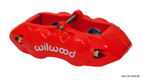 Wilwood 120-10526-RD - Caliper-D8-4 Rear Red 1.38in Pistons 1.25in Disc
