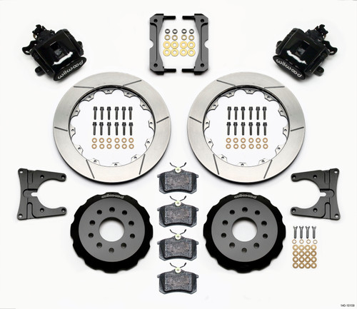 Wilwood 140-10159 - Combination Parking Brake Rear Kit 12.88in 2005-2014 Mustang