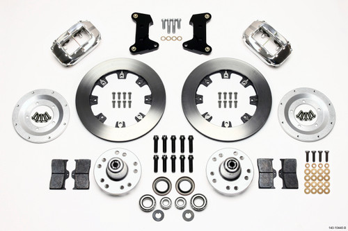 Wilwood 140-10440-P - Forged Dynalite Front Kit 12.19in Polished 74-80 Pinto/Mustang II Disc Spindle only