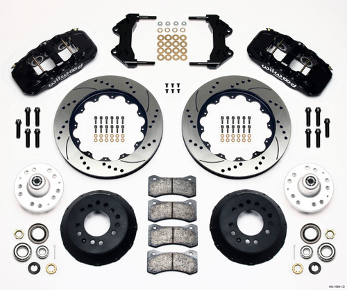 Wilwood 140-10641-D - AERO6 Front Hub Kit 14.00 Drilled WWE ProSpindle