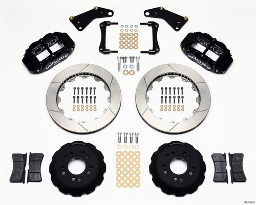 Wilwood 140-10616 - Narrow Superlite 6R Front Hat Kit 13.06in 65-82 Corvette C2/C3