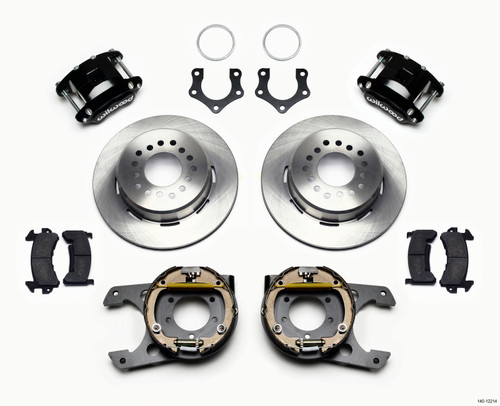 Wilwood 140-12214 - D154 P/S Park Brake Kit Mopar/Dana 2.36in Off w/Snap Ring Brng