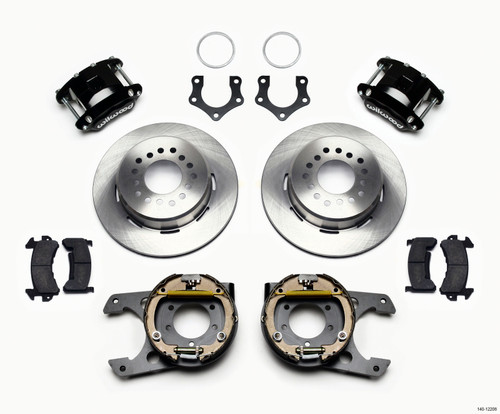 Wilwood 140-12208 - D154 P/S Park Brake Kit Mopar/Dana 2.50in Off w/Snap Ring Brng