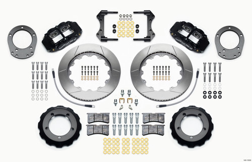 Wilwood 140-13330 - Narrow Superlite 4R Front Hat Kit 14.00in 76-77 Ford Bronco Dana 44 w/Lines