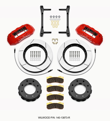Wilwood 140-13873-R - TX6R Front Kit 15.00in Red 2011-2015 GM Truck/SUV 2500