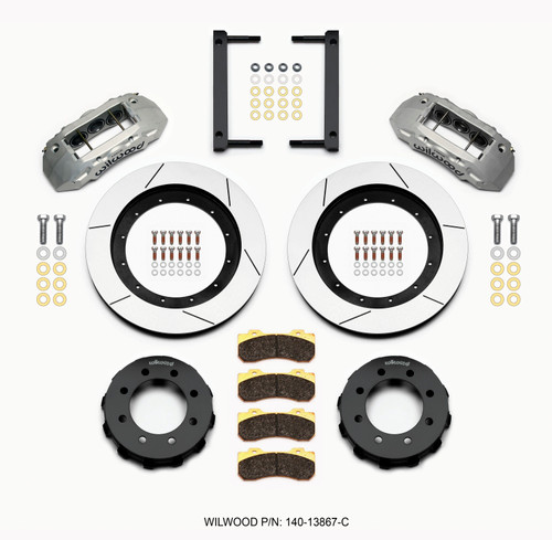 Wilwood 140-13867-C - TX6R Front Kit 16.00in Clear Ano 2005-2012 Ford F250/F350 4WD