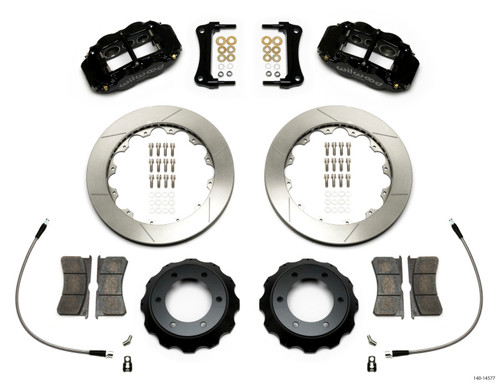 Wilwood 140-14577 - Narrow Superlite 6R Front Kit 12.88in Slotted Rotor w/ Lines 05-15 Toyota Tacoma