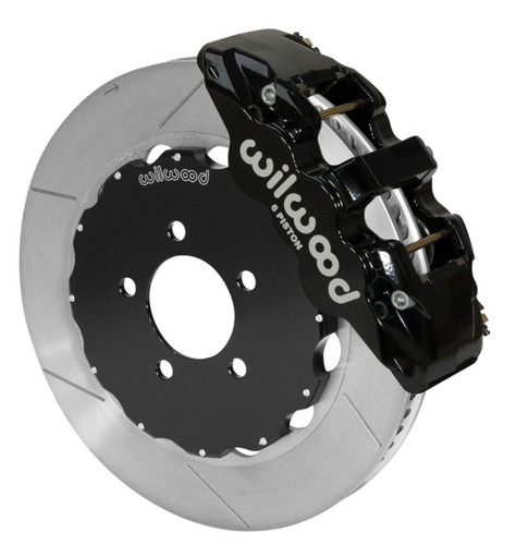 Wilwood 140-14682 - AERO6 Front Big Brake Kit 14.00in Black 03-11 Crown Victoria