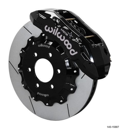 Wilwood 140-15887 - 17-19 Ford F150 Raptor TX6R Front Kit 15.50in Rotor w/ Lines - Black